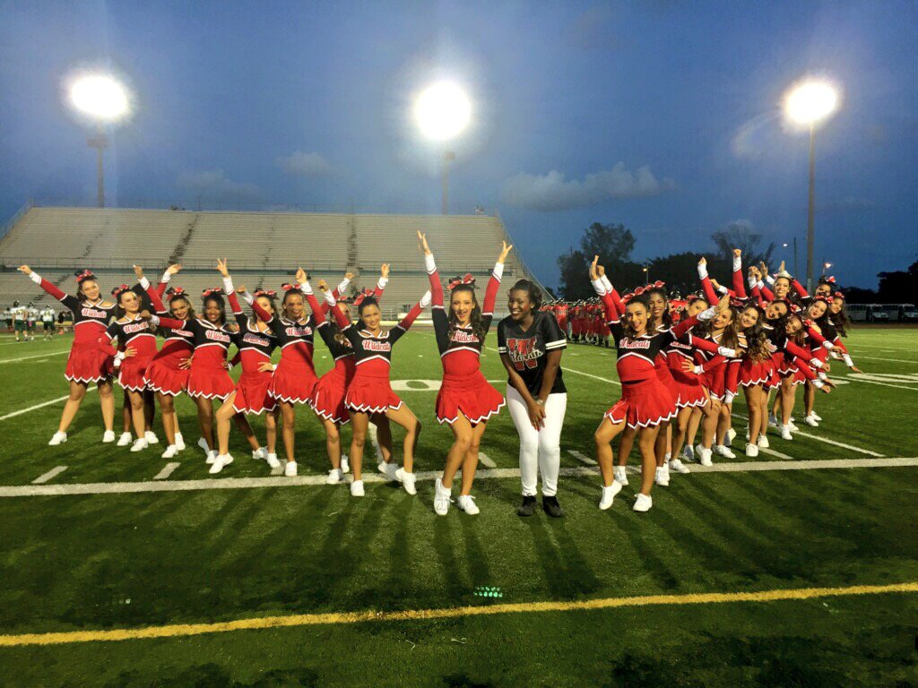 WHSH_Cheer's tweet photo. Happy birthday to our lovely co-captain Daynee! ❤️ Best wishes from our team, we love you lots! 💋 @_itsdaynee https://t.co/F7d9PMp8ux