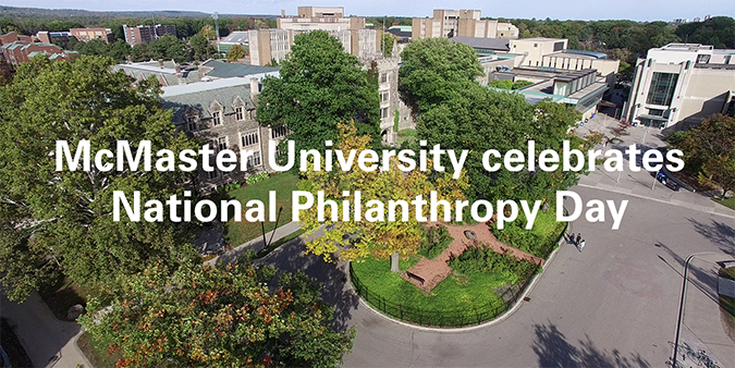 Happy #NationalPhilanthropyDay! Here's a little thank-you from #McMaster to its donors... - sot.ag/4wVK7