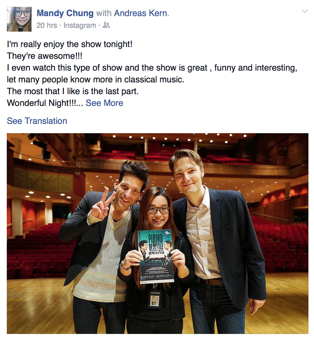 PianoBattleShow's tweet photo. PIANO BATTLE @ Hong Kong #pianobattle #BestFansEver #classial #music #HongKong https://t.co/yqpqlrdcaX