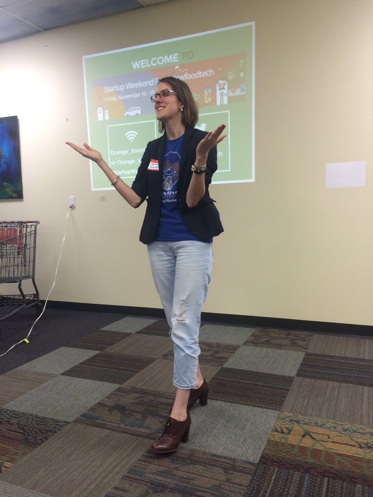 "If you can hear me clap once" <a href="/MDesmaz/">Marion Desmazières 🇺🇦💙💛</a> #swfoodtech #GSB2015