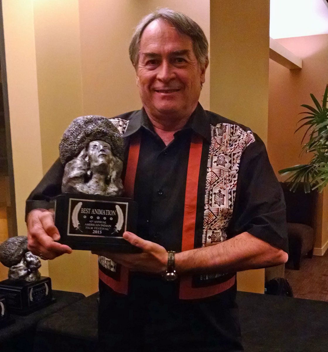 garyd1123's tweet photo. Great time at the American Indian Film Festival! Won Best Animation for "We Are All Related." See it on @nativeflix https://t.co/RbpzQY5Jry