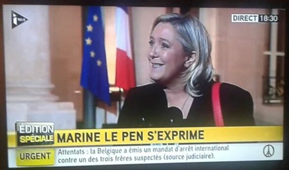 gilet_jauni's tweet photo. Quand je vous dis que les attentats la rendent radieuse... https://t.co/3ZMZmm2FEo