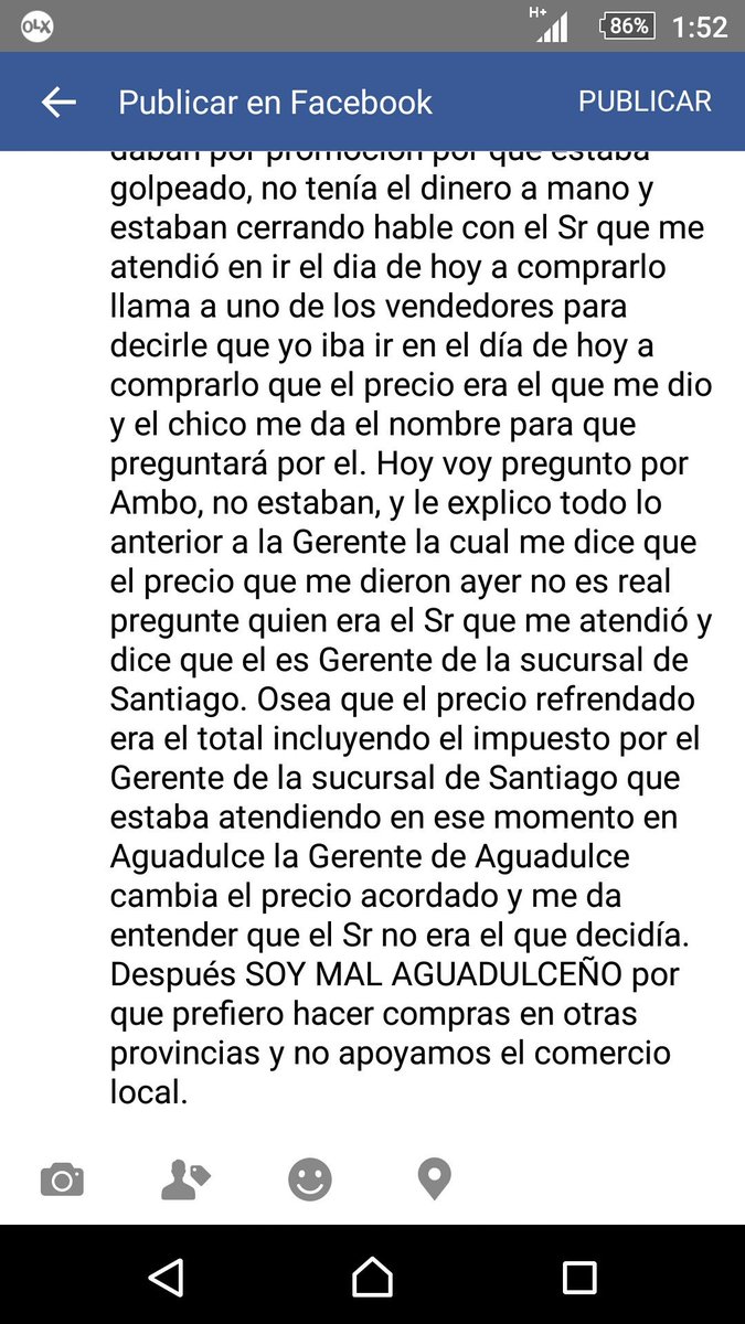 kjpinzon06's tweet photo. Esto me paso hoy en @casa_gala de aguadulce, hay que respetar al consumidor  @TonyBorace @ammievazquez https://t.co/5dFGtNaKwa