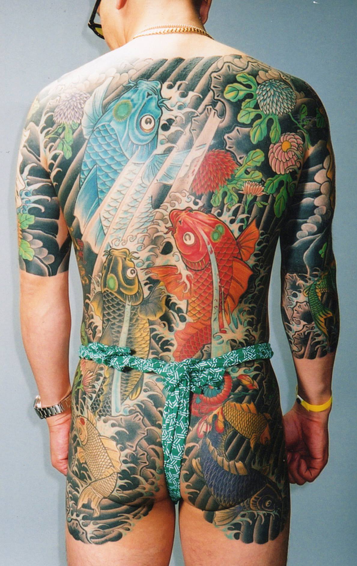 Tattoo uploaded by Bindy  black blackwork japanese bodysuit fullblack  gakkinx gakkinx  Tattoodo