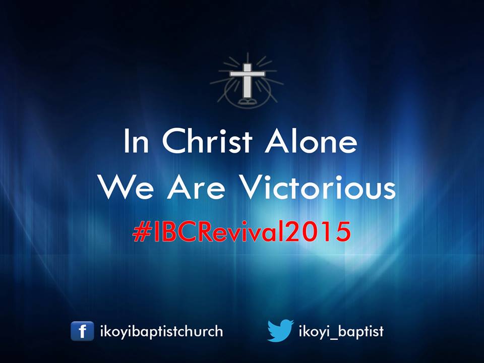 ikoyi_baptist's tweet photo. #IbcRevivalWeek: Day 1
#InChristAloneWeAreSaved
#InChristAloneWeAreVictorious
#RevDrSholaIdowu https://t.co/yBkr1TztQk
