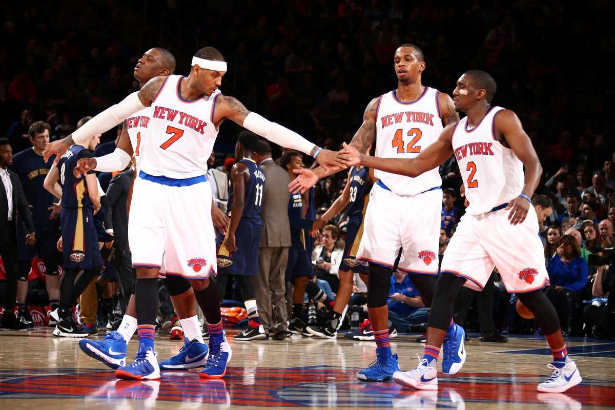 NBAcom's tweet photo. After starting last season 5-36, @nyknicks now sit at 5-6 after win over New Orleans: https://t.co/Hcg0Asdymp https://t.co/N4sxk0gAta