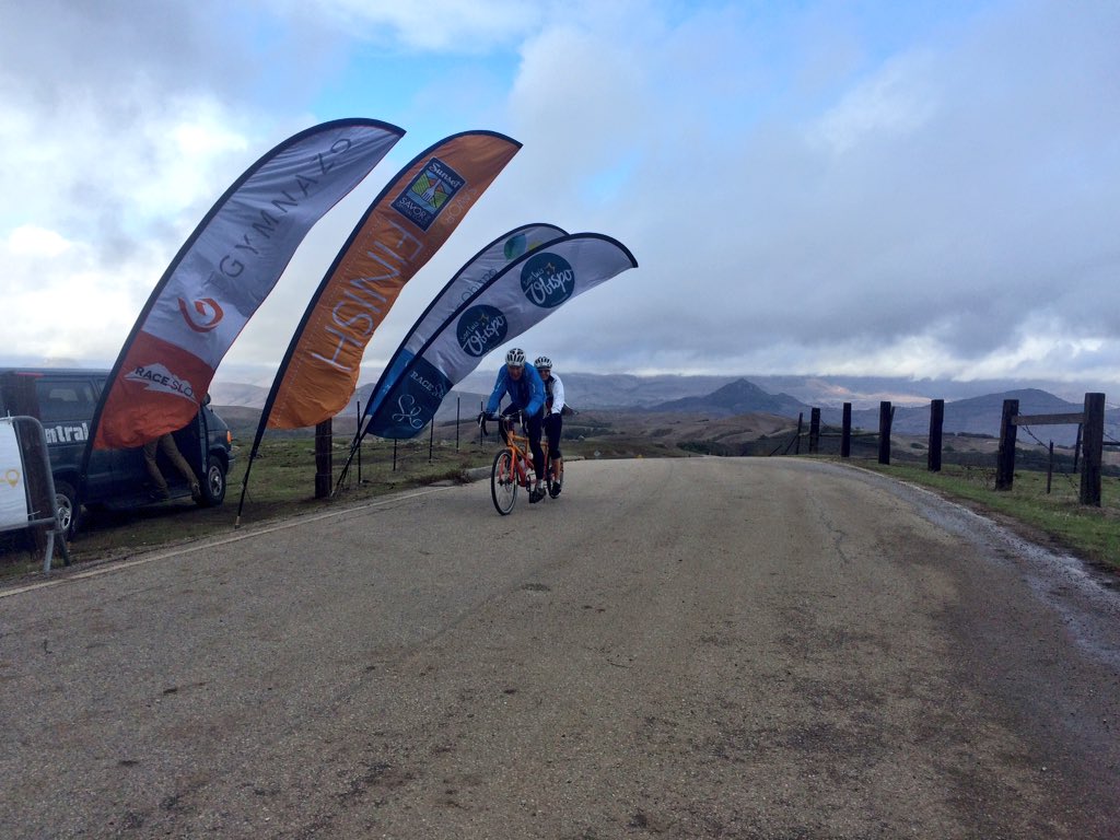 WestSide_Rabbit's tweet photo. YES! You can ride a tandem bike up a mountain! #raceslo @SLOGranFondo @USL_tv https://t.co/hwvRJqbnjV