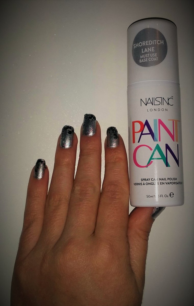 Spray-on nail polish - Paint Can from <a href="/nailsinc/">Nails.INC</a> for my Sunday #Manicure