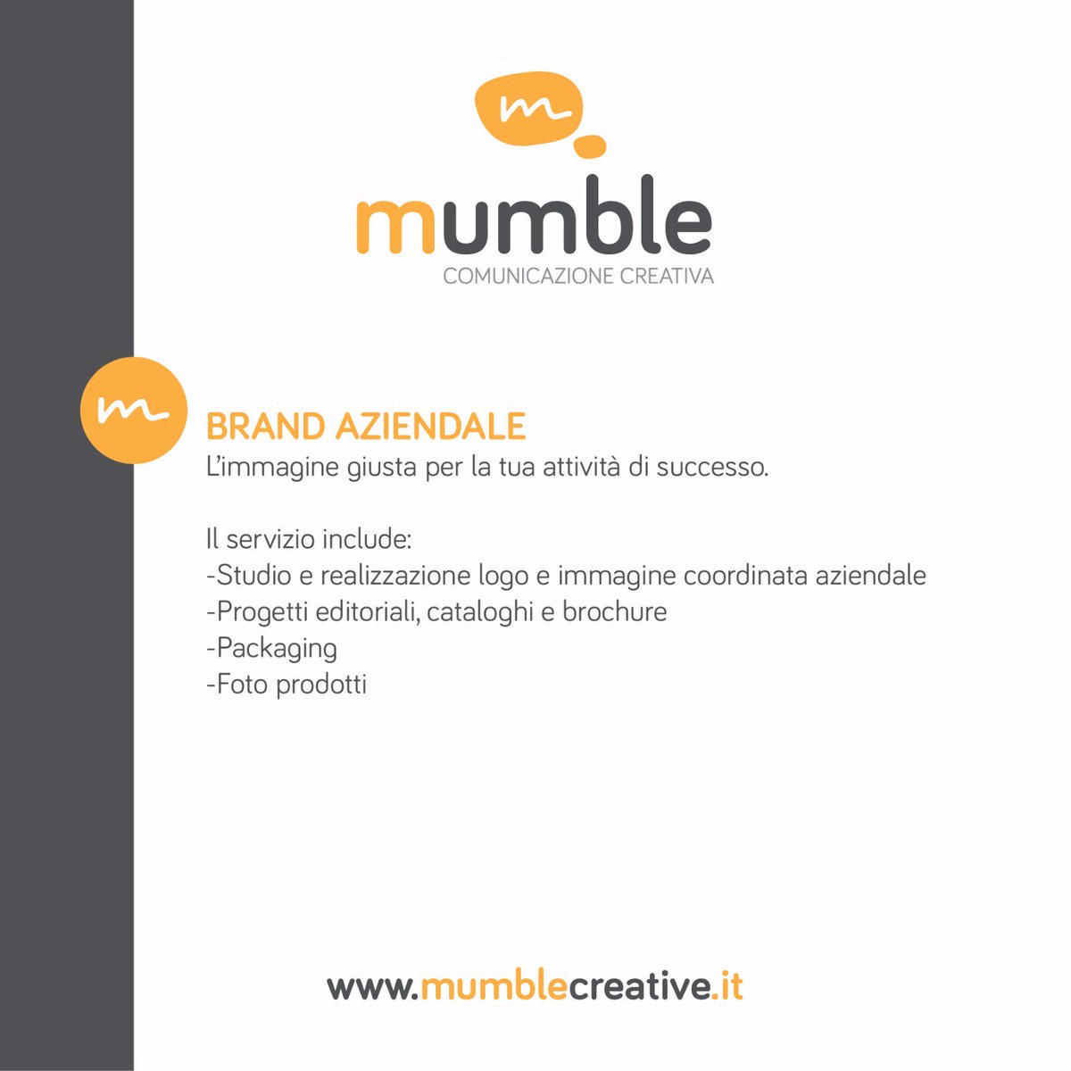 MumbleCreative's tweet photo. Facciamo questo. E molto altro. #mumblecreative https://t.co/ahq8MnODht