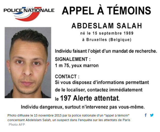 afpfr's tweet photo. #ParisAttacks L’enquête progresse, trois des kamikazes déjà identifiés https://t.co/DIqhmOKsgB #AFP https://t.co/eVQ0YawYRh