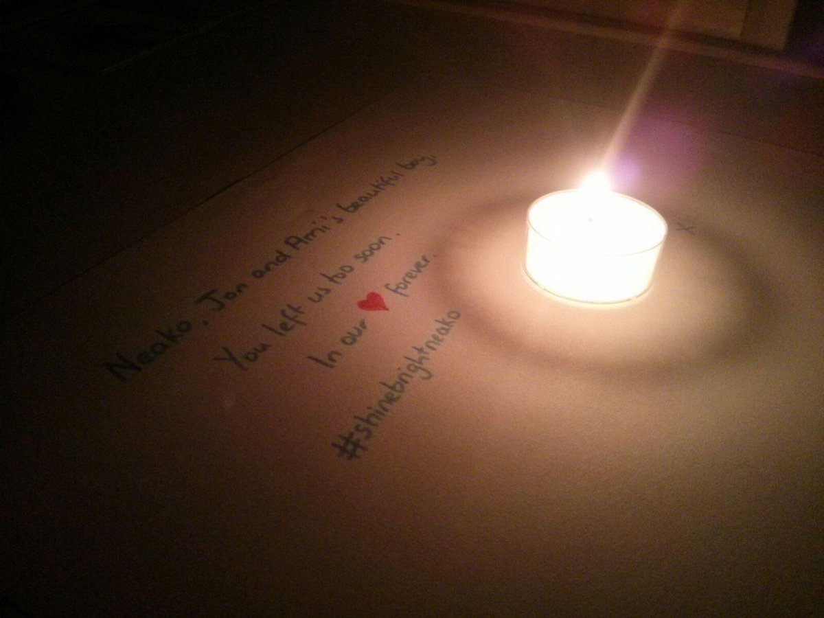 #shinebrightneako Jon and Ami's beautiful boy, Enzo and Emiah's gorgeous little brother. Left us too early. X