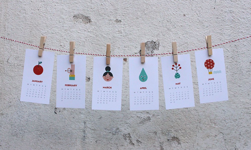 New 2016 #calendar on my #etsyshop 👉link on profile👈 #calendário #etsyseller #etsy #happynewyear #cute #papergoodies
