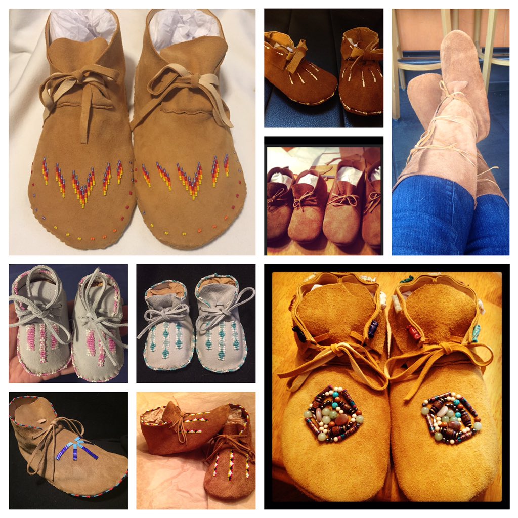 JeanineRoshelle's tweet photo. All my #moccasins! #RockYourMocs #RYM2015 #nativepride https://t.co/3LAFfsjeeO