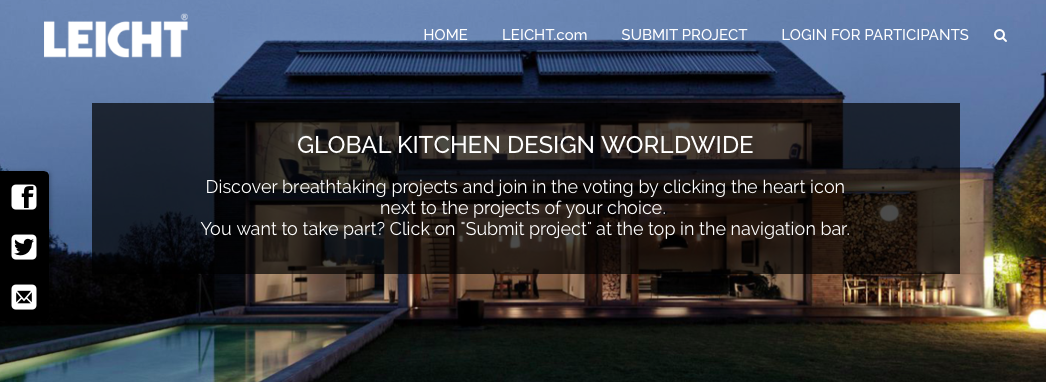 Discover the best kitchen designs &amp; projects of our competition and vote for your favourite: global-kitchen-design.com
