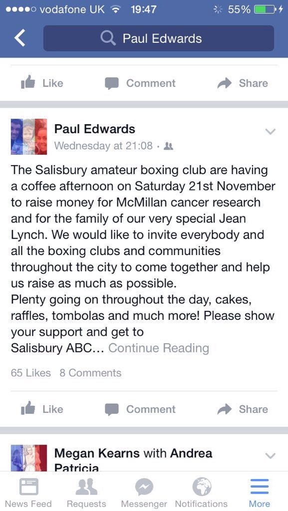 Our coffee morning this week any help with prizes for raffles an tom bola be much appreciated  please message us