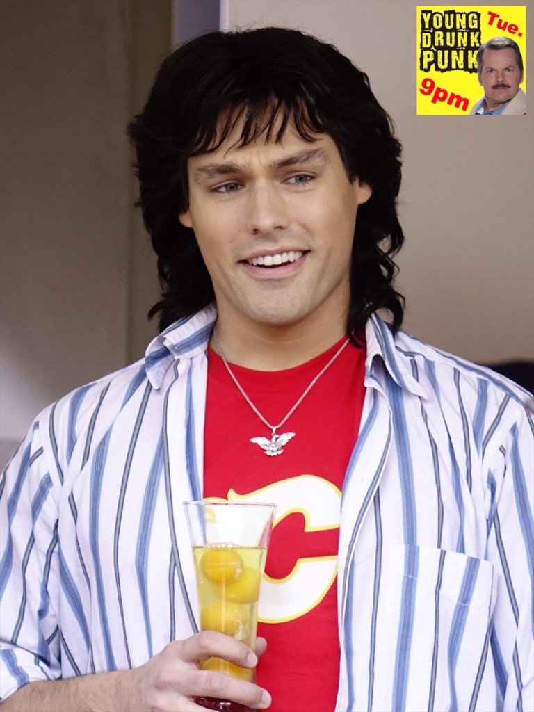 YoungDrunkPunk's tweet photo. On YDP on @CBC this Tuesday at 9pm: meet Brock Geroux (@JamesCHawksley), an enforcer with the 1980 Calgary Flames. https://t.co/WafcMcAAu2