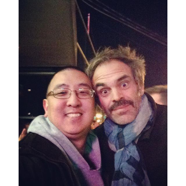 JillHarris69's tweet photo. One of the newer member of #TWD cast. @StevenOgg #TWDWrapParty (daegonkwon) https://t.co/TZGZ0BXTRQ