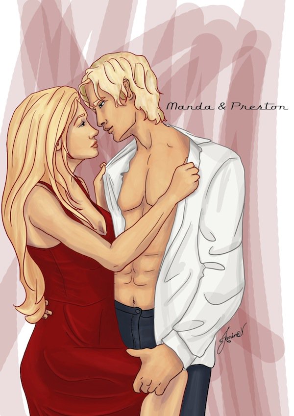 AbbiGlinesES's tweet image. Amanda &amp;amp; Preston 😊 #JustForNow