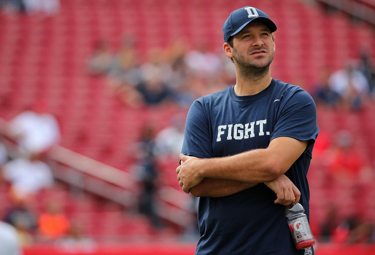 SportsCenter's tweet photo. Cowboys have now lost 9 straight without Tony Romo as starting QB. https://t.co/ggP95slIeU