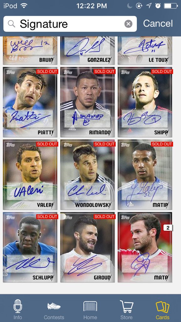 ToppsKick_Shop's tweet image. Sigs 50% off