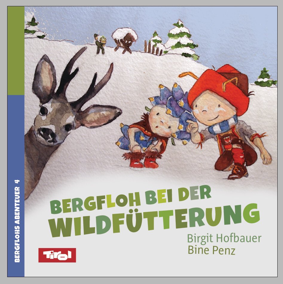 bergfloh bei der wildfuetterung - das neue abenteuer gibts in drei wochen!