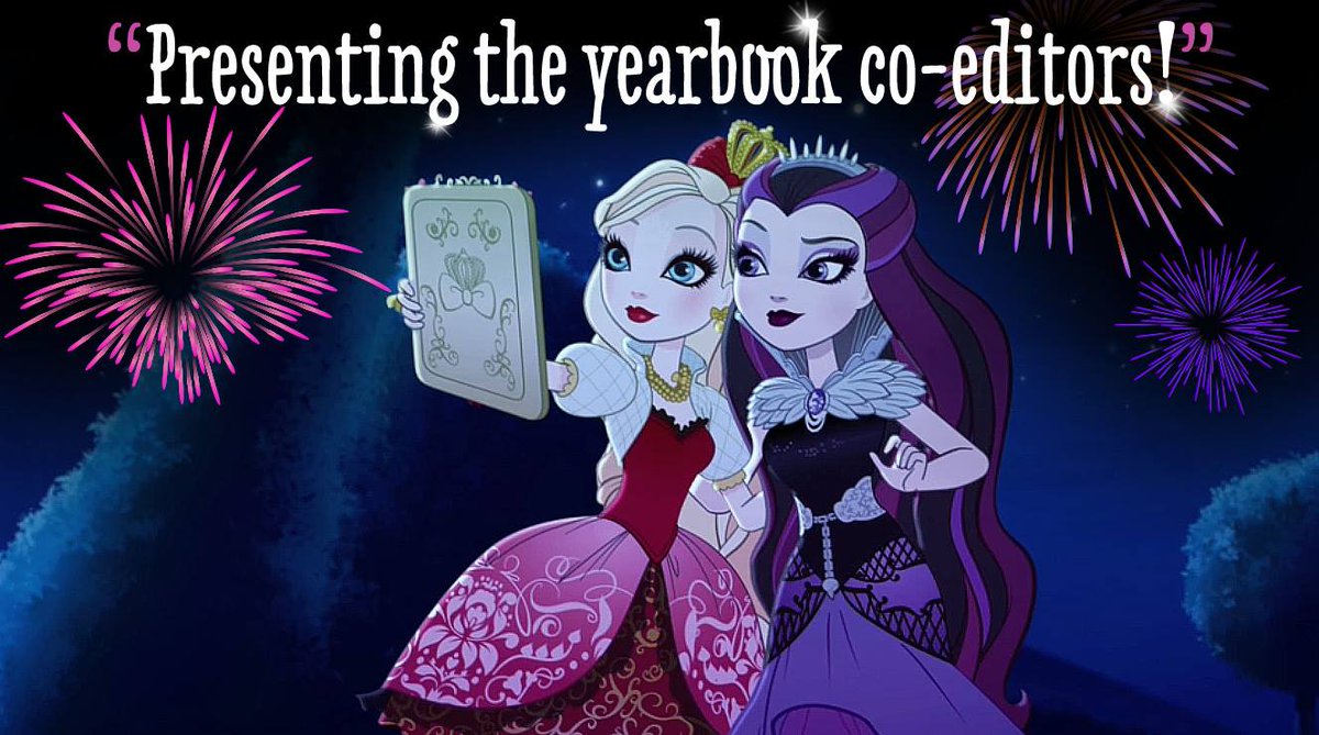 I see a royally rebellious and awesome yearbook in Ever After High's future thanks to my bestie!