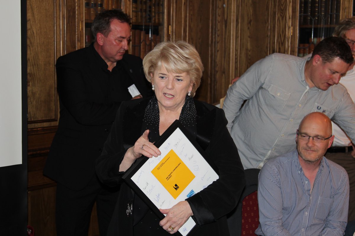 ATCOsBranch's tweet photo. Baroness Dean following the presentation of her license having been made an honorary ATCO at conference yesterday. https://t.co/AQrbJ7F8Tx