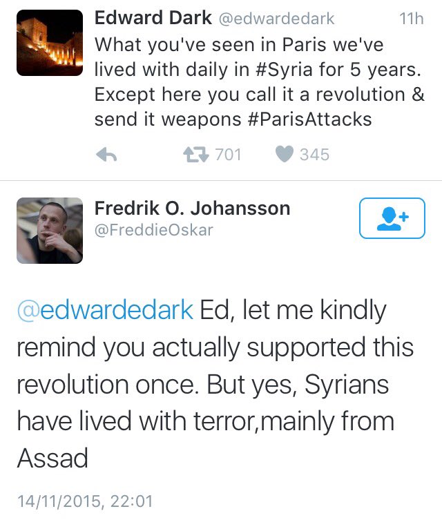 Syrianator's tweet photo. This by @edwardedark sheds a lot of light on the Syrian war, including the way it's been portrayed/received: https://t.co/AdYVcVeBCB