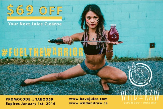 WildAndRawYYC's tweet photo. Want $69 off your next @bavajuice cleanse? Use promo:: taboo69 &amp; save: https://t.co/LLHa4jeDRf #TabooshowYYC https://t.co/5kKrXg8VYN