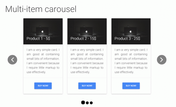 Bootstrap carousel