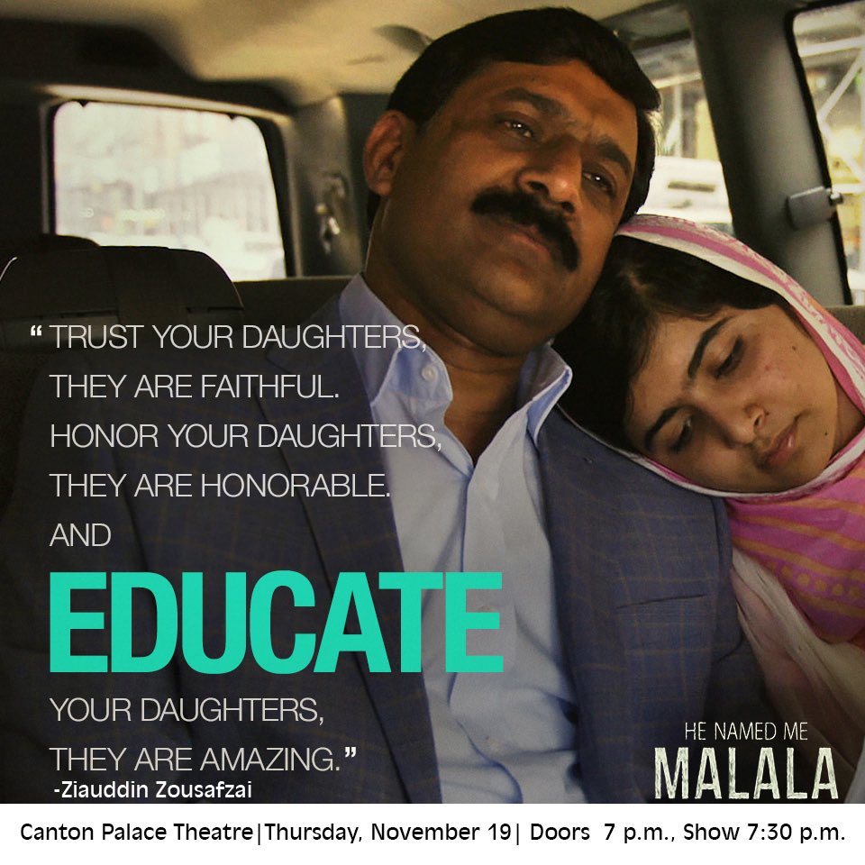 tomtodideas's tweet photo. Bring your middle/high school kids to the Malala film 11/19. Buy tickets https://t.co/lRXOOYT3kH. #starkmalala https://t.co/8pcpJPcG7w