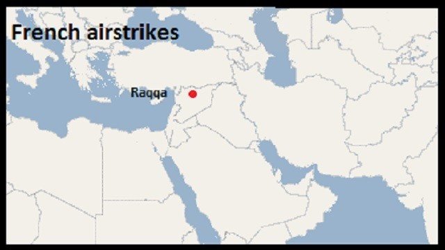 French fighter jets bombed a series of ISIS sites in Raqqa, Syria. #local10 bit.ly/1NUSO2h?utm_me… https://t.co/pst4E1F9Gx