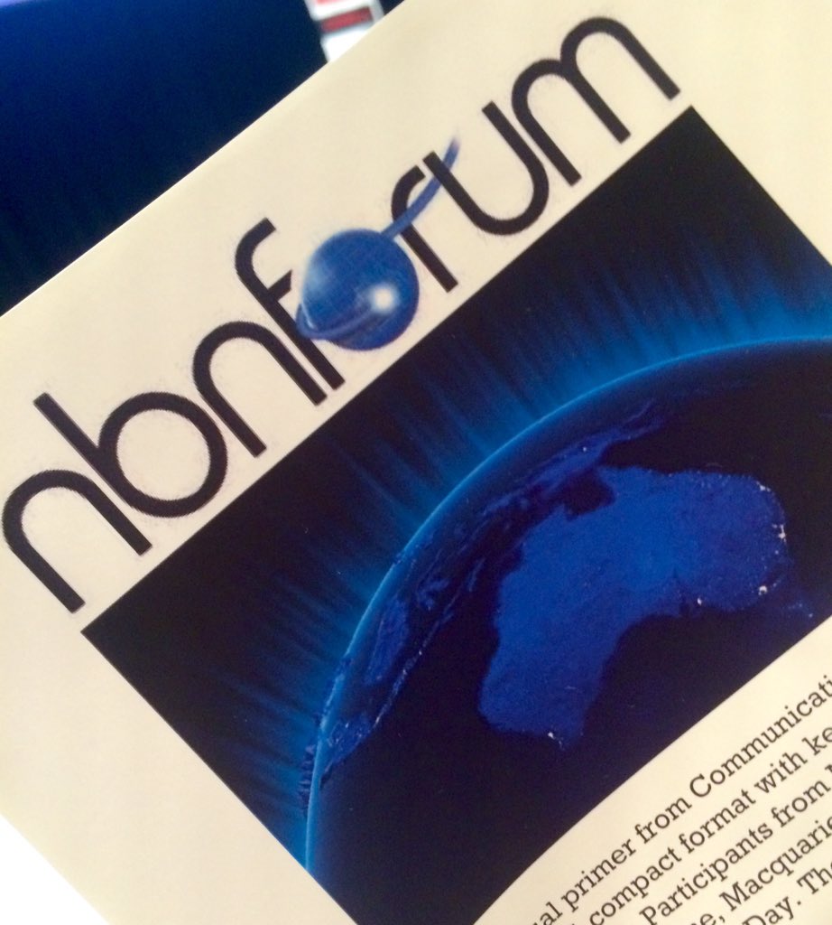 Today we're proud to support #nbnForum, sharing information and best practice on #nbn.