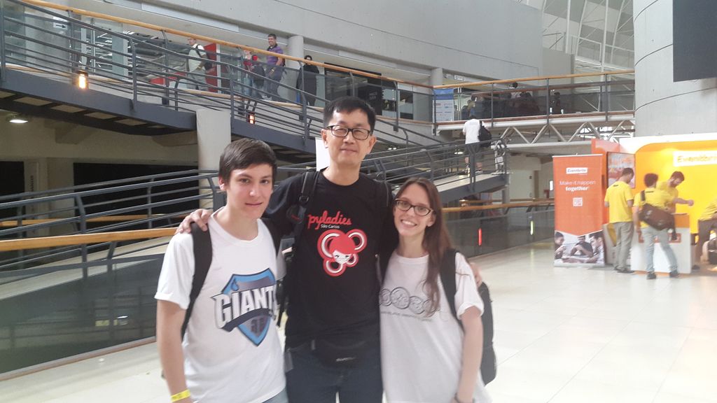 mikilinchu's tweet photo. #PyConAr2015 parte 1 @fmasanori @DiegoBressan6 @cynpy @vkmc @EllaQuimica @argenpython https://t.co/siVbjXFZQi