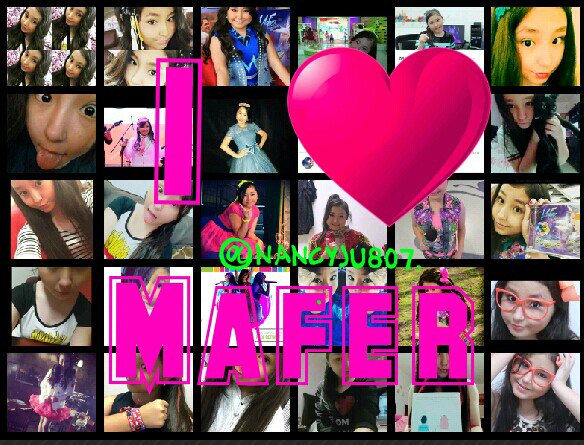 nancyjuaarez's tweet photo. I <3 @MaferChavana Esto es para ti mi hermosa idola<3 espero y te guste<3 te adoro<3 eres la mjr<3 cdt salu2 :) tq(: https://t.co/1o4t5rHV4l