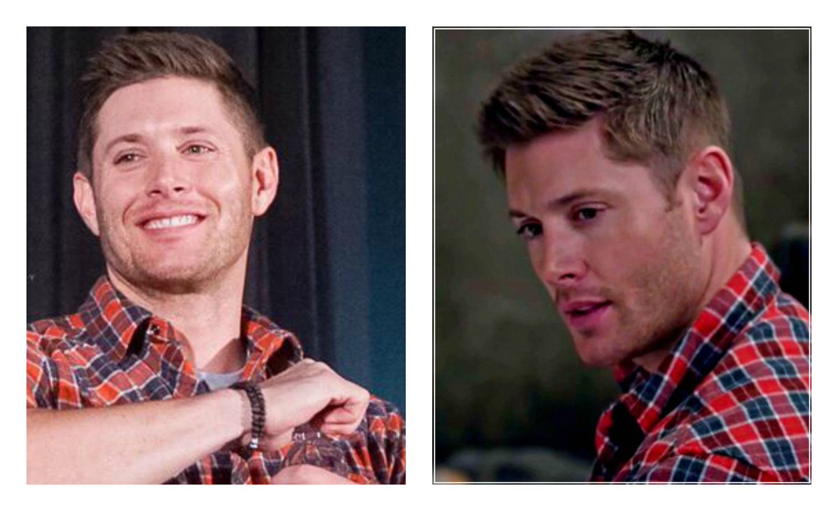 deanandmiracle's tweet photo. Jensen: "We borrow clothes and stuff from set sometimes!" 

#SFCon2015                        #PasCon2015 https://t.co/SXMaxg27Y6