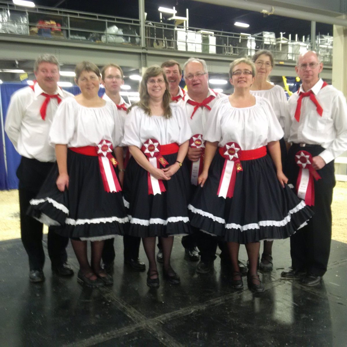 Sharon_Grose's tweet photo. Just friends top set at #RAWF2015. #squaredance #competition #thetraditionliveson. #agmorethanever #RoyalWinterFair https://t.co/1im1QvtcFw