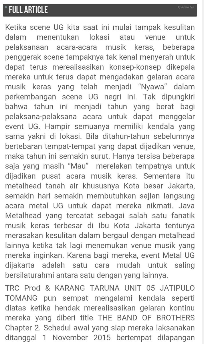 agungirs's tweet photo. Full review cek here https://t.co/FLp87JPGdf

#thebandsofbrothers \m/ https://t.co/6e3pIgc7PJ