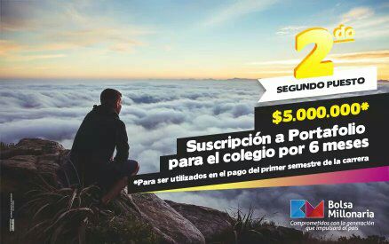BMcolegios's tweet photo. Con Bolsa Millonaria estarás donde siempre quisiste. https://t.co/vluCS0oFm4