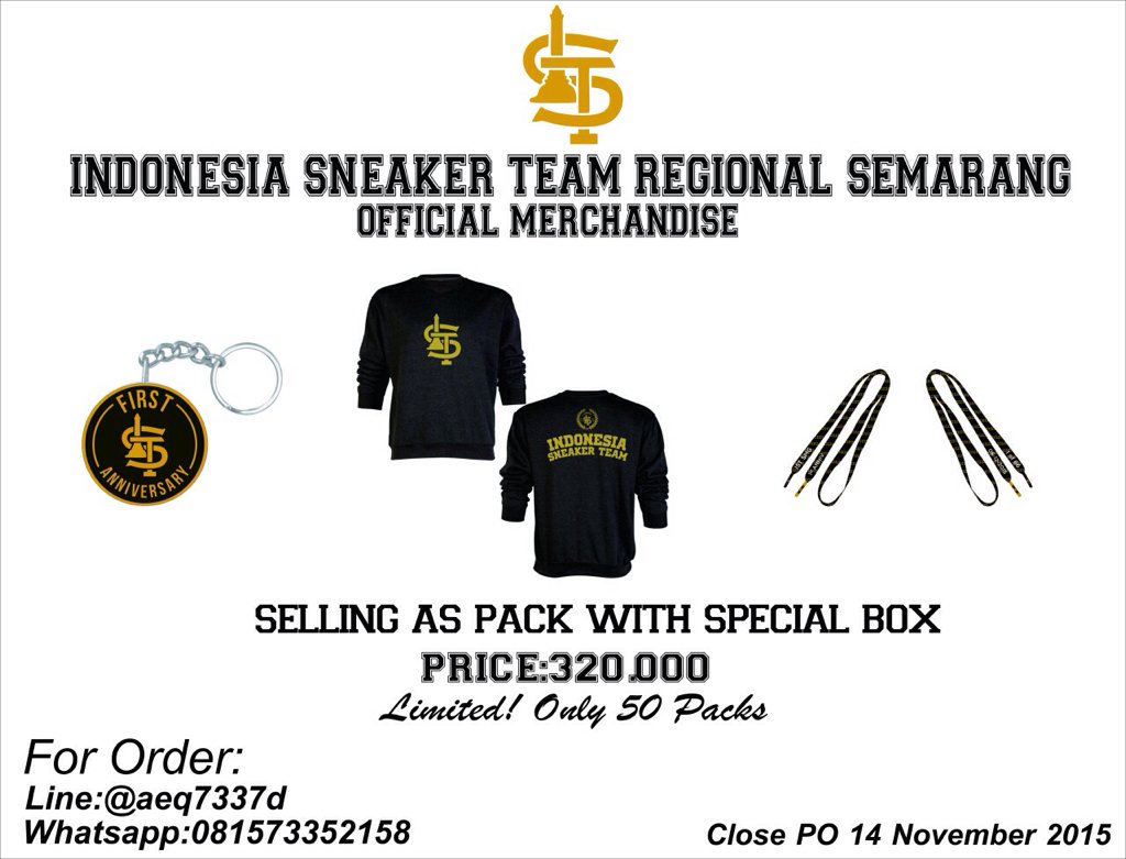 Yook yang mau ikutan Pre Order special pack anniversary IST Regional Semarang diperpanjang sampe tanggal 22 november