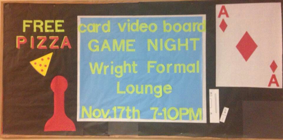 Hey Wright Residents! Come stop by the formal lounge on Tuesday for...