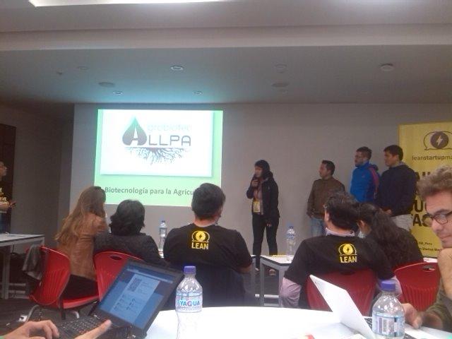 andygarciape's tweet image. #ALLPAagrobiotec #LSMLIMA #PITCH ante el jurado!!! #LeanStartUpMachinelima