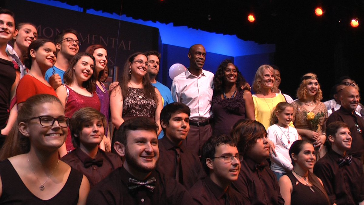 SPHSFOTT's tweet photo. Thank you Supt @RobertwRuncie for joining the #SPHSFOTT, cast/crew/staff of SITR last night for dinner & a show. https://t.co/lUlKBvMJhk