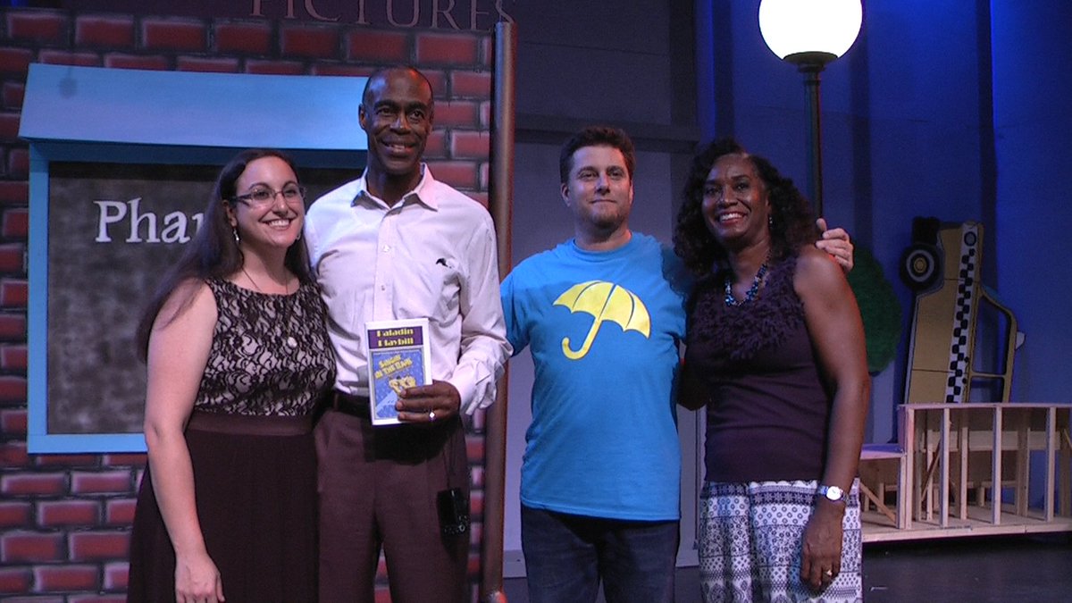 SPHSFOTT's tweet photo. Thank you Supt @RobertwRuncie for joining the #SPHSFOTT, cast/crew/staff of SITR last night for dinner & a show. https://t.co/lUlKBvMJhk