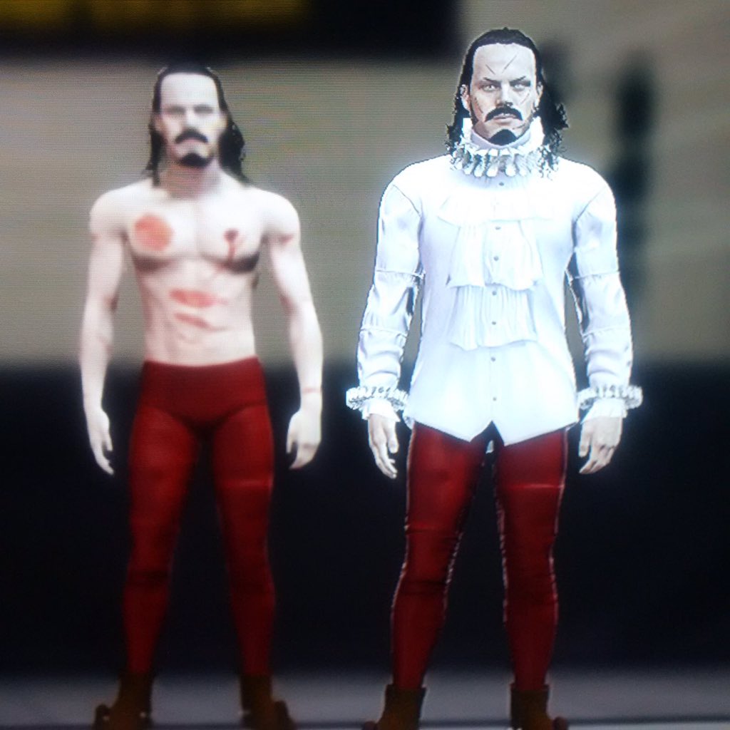 FiveMole's tweet photo. You prob think your #Fallout4 character is cool but BEHOLD the greatness that IS: @WWE #2k16..

ZOMBIE SHAKESPEARE. https://t.co/y0FzhEifAF