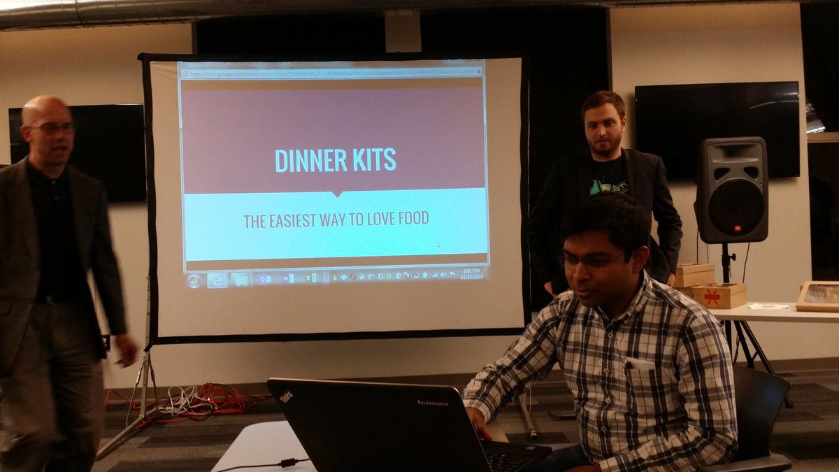 TheAmericans's tweet photo. @StartupWkndSTL Dinner ' s ready thanks to DinnerKits' idea. #swstl final almost. https://t.co/NLOGZ6EYEy