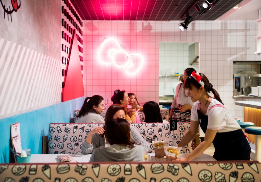 RookSalinger's tweet photo. Hello Kitty Diner is Open ... And it's Good. (Broadsheet 13-11-15) https://t.co/L7mkkyKuk3 @Broadsheet_Syd https://t.co/uyXRa7oD9k