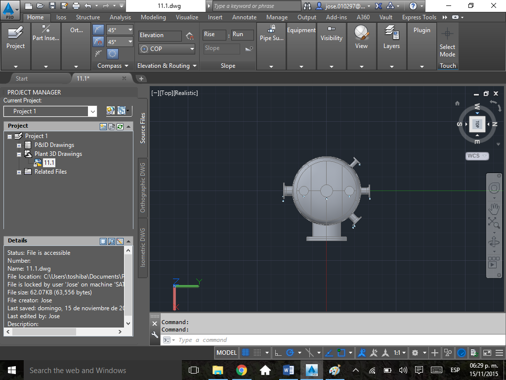 jose010297's tweet photo. #TAPlant3D Asi me quedo, tenia una duda @DrGudinho tambien tenemos que dibujar la base y la manija de la ent. Hombre https://t.co/v61jWO5TcH