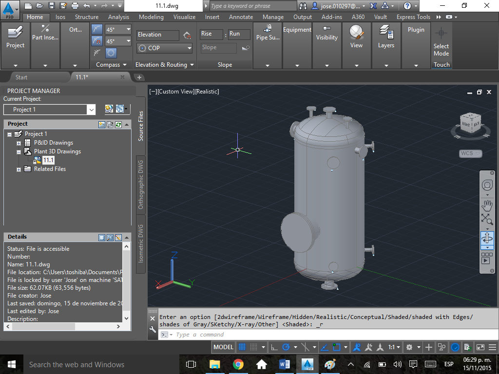 jose010297's tweet photo. #TAPlant3D Asi me quedo, tenia una duda @DrGudinho tambien tenemos que dibujar la base y la manija de la ent. Hombre https://t.co/v61jWO5TcH