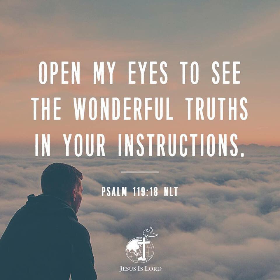 JILWorldwide's tweet photo. Psalms 119:18 NLT #votd #verseoftheday #JIL #Jesus #JesusIsLord #JILchurch #JILworldwide https://t.co/NuCmKQtKP0